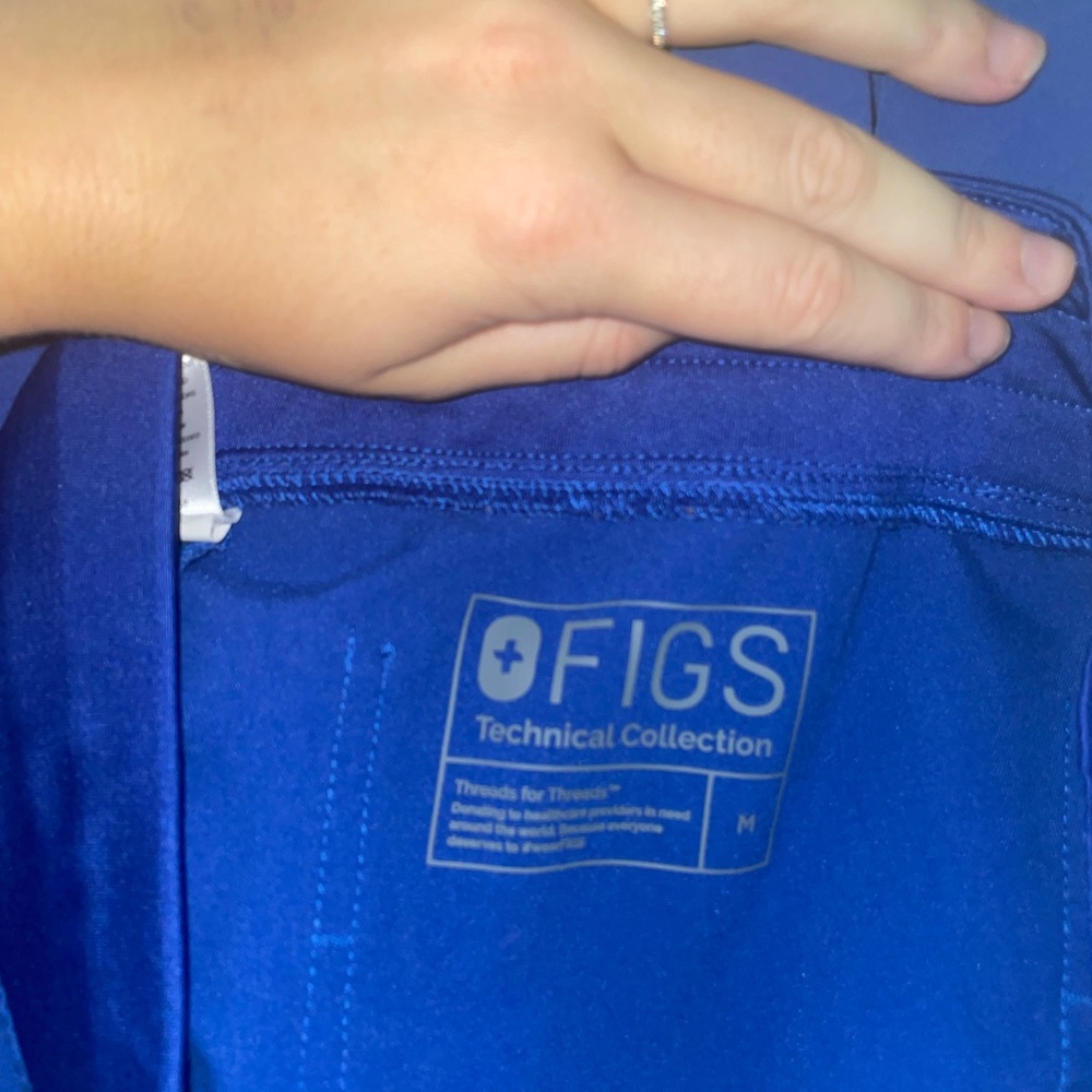 FIGS Size Medium Zamora WINNING BLUE jogger scrub pants LIKE NEW